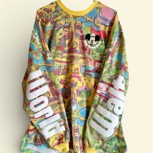 Walt Disney World Spirit Jersey - XL - Fantasyland Map - Vault Collection